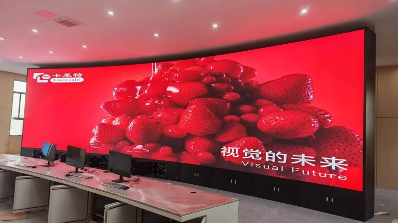 Curved Floor Stand for LED Display