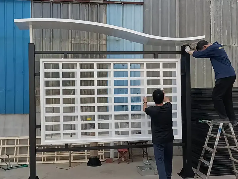 Integral Column Outdoor Cabinet